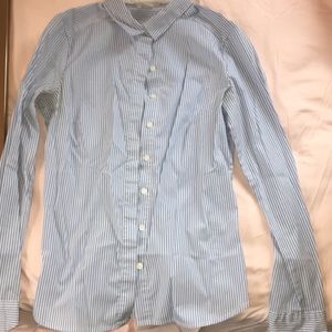 Blue and White Button Down H&M